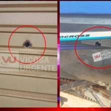 Dupla atinge moto e comércio com tiros em Estevão de Araújo