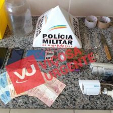 Adolescentes apreendidos com drogas em Silvestre