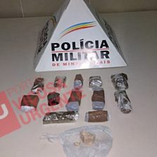 PM apreende drogas no Bom Jesus