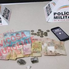 Casal de adolescentes é detido por tráfico na rua Santana