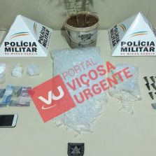Suspeito é preso com drogas no Bom Jesus