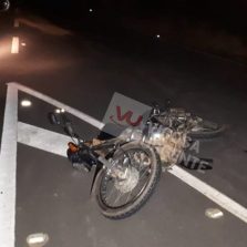Casal fica ferido em acidente no trevo da reciclagem