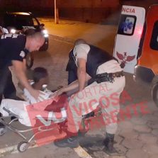 Motoqueiro foge do hospital após acidente
