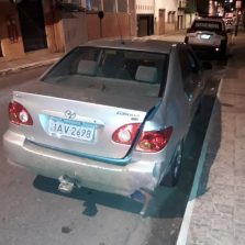 PM de Viçosa recupera Corolla roubado em Ponte Nova e prende autores