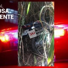 Moto usada em assalto em Ervália é localizada pela PM