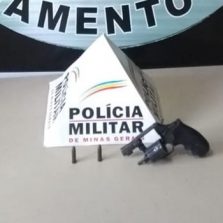 PM de Viçosa apreende arma usada em tentativa de homicídio