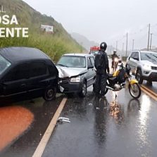 Cinco acidentes com vítimas foram registrados na BR120