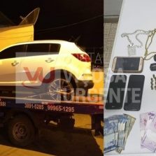 Polícia Militar realiza operação apreende arma e drogas em Coimbra