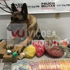 PM prende suspeitos com drogas em Visconde do Rio Branco
