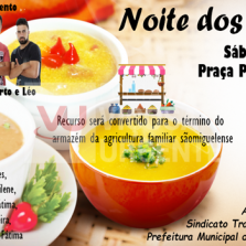 No próximo sábado haverá noite de caldos em São Miguel do Anta