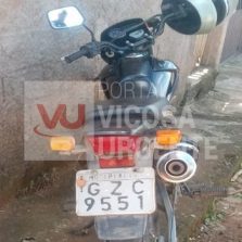 Moto roubada em São Geraldo é localizada em Ervália
