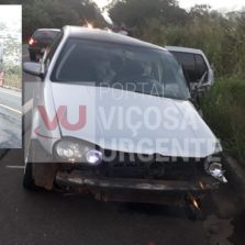 Viçosense sofre acidente na BR356 em Itaperuna
