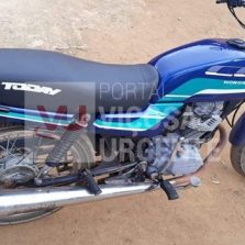 Motocicleta tomada de assalto em Monte Celeste