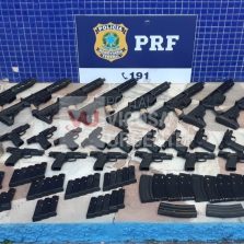 PRF apreende arsenal de armas em Juiz de Fora