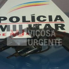 Polícia Militar realiza apreensão de arma de fogo em Rio Casca