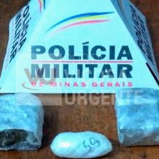 Polícia Militar prende autor envolvido com o por tráfico de drogas em Rio Casca