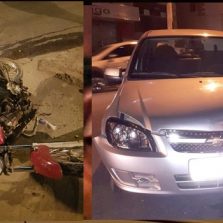 Colisão na Castelo Branco deixa motoqueiro ferido