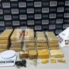 Polícia apreende em Carangola droga comprada em Viçosa