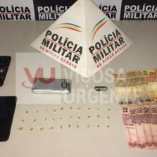 Ponte Nova: Triangulo Suspeitos de tráfico de drogas são detidos pela PM