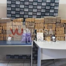 PM de Carangola apreende 300 quilos de maconha