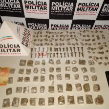 Ponte Nova: Apreendido adolescente que guardava drogas em pasto
