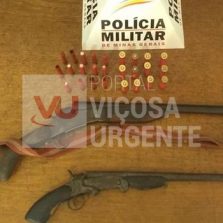 Rio Casca: Homem é preso por posse de arma de fogo