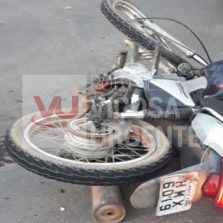 Duas motos: Colisão na rodovia Porto Firme/Piranga deixa três feridos