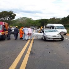 Acidente grave ocorrido na rodovia Viçosa/Teixeras.