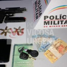 Suspeitos de assalto são presos em Cataguases