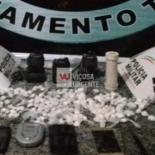 PM apreende drogas no bairro União