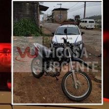 Moto roubada em Monte Celeste é localizada em Viçosa