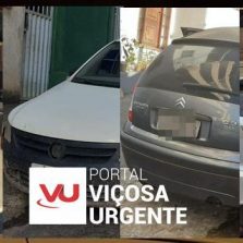 Viçosa/VRB: Suspeitos são presos com carros roubados, armas e celulares