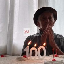 Idoso do Lar dos Velhinhos comemora 100 anos