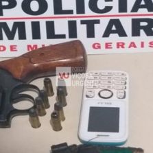 Homem é preso por porte de arma em Teixeiras