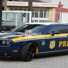PRF passa a usar Dodge Challenger apreendido em ação contra o tráfico