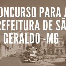 Prefeitura São Geraldo lança concurso com salários que ultrapassam 7 mil reais