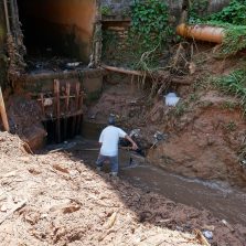 Limpeza dos ribeirões ameniza consequências das chuvas em Viçosa