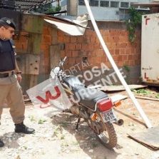 Polícia Militar de Viçosa recupera moto roubada
