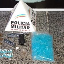 Viçosa: Mulher é presa com drogas e arma no bairro Boa Vista