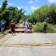 Rodovia Coimbra Ervália permanece interditada, veja a melhor rota.
