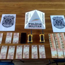 PF PRENDE POR MOEDA FALSA EM MARTINHO CAMPOS