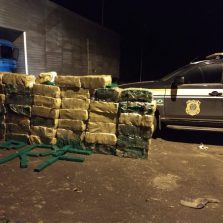 PRF apreende  cerca de uma tonelada de maconha em Lima Duarte