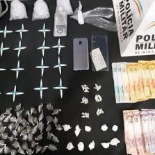 PM prende suspeitos de tráfico de drogas no bairro Sagrados Corações