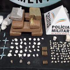 PM recebe denúncias e apreende drogas e munições nos bairros Sagrada Família/Estrelas