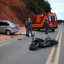 Motoqueiro morre em acidente grave na rodovia que liga Teixeiras/Viçosa