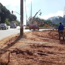 Trevo na chegada de Viçosa passa por reformas