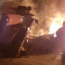 Colisão entre dois carros e uma carreta envolvendo 10 vítimas, sendo 8 fatais em Rio Casca