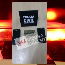 Polícia Civil prende suspeito de praticar tráfico ilícito de drogas em Viçosa