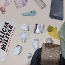 Homem é preso com drogas na Vila Santana em Teixeiras