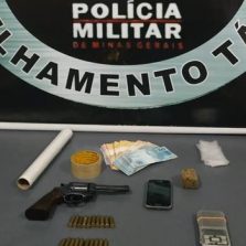 Homem é preso por tráfico de drogas na avenida Santa Rita em Viçosa